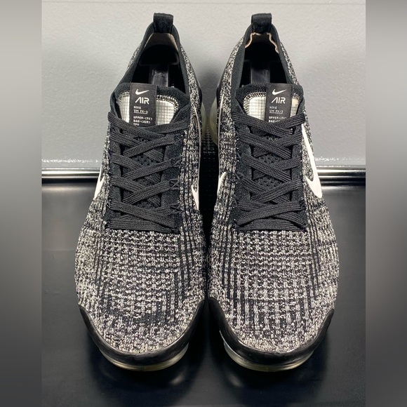 🖤🤍US 10-Nike VaporMax Flyknit 3 "Oreo" Women's Athletic Sneakers AJ6910-001 - Picture 9 of 16